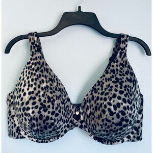 Ambrielle Everyday Full Coverage Bra 42DD Animal Print